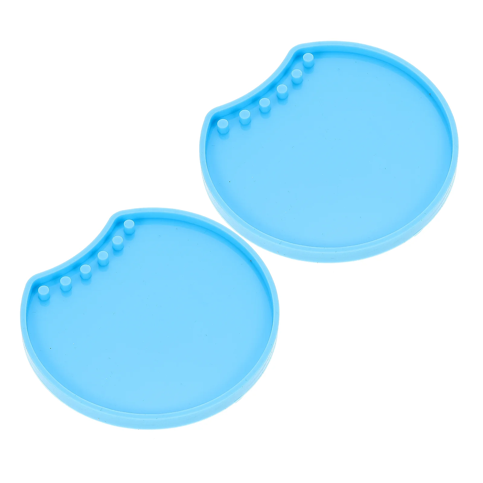 2 Pcs Hairpin Epoxy Mold Headband Round Ear Silcone Mice Bandana Silicone Molds Handicraft