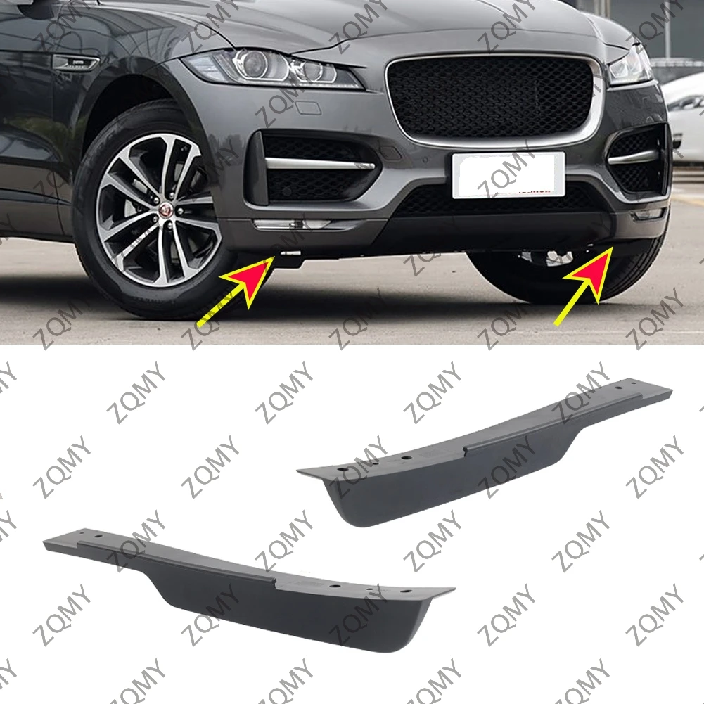 

2PCS Front Bumper Lower Air Deflectors Skirts Baffle For Jaguar F-Pace 2016 2017 2018 2019 2020 2021 2022 2023