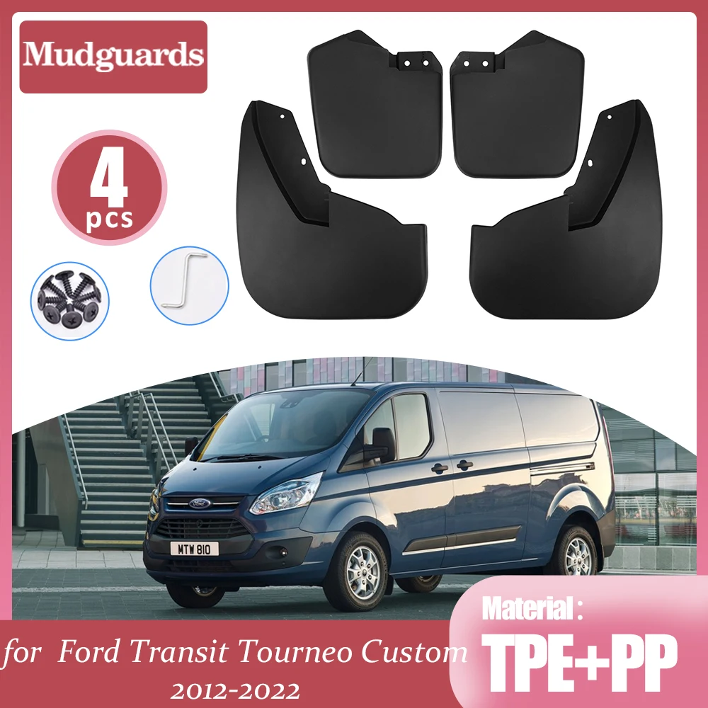 Nuevas Guardabarros para Ford Transit Custom Tourneo Custom 2012~2022, Protectores Contra Salpicaduras, Accesorios para Guardabarros