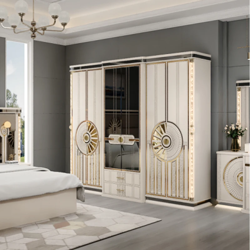 &King Size Bed Mattress Sets Round Latest Design Wooden Beds New Box Bedroom Furniture Set - view 4