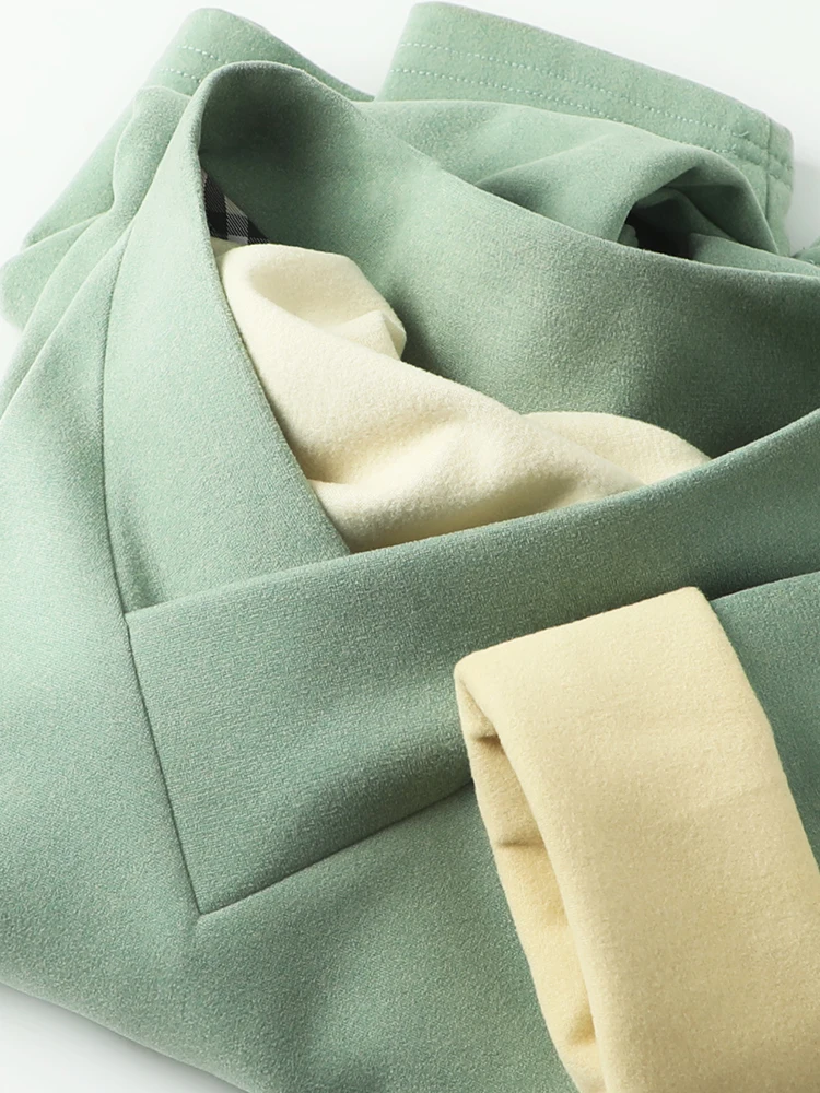 comfortable-double-sided-velvet-long-sve-v-ne-base-irt-warm-autumn-winter-ential-casual-sle-pure-color-design