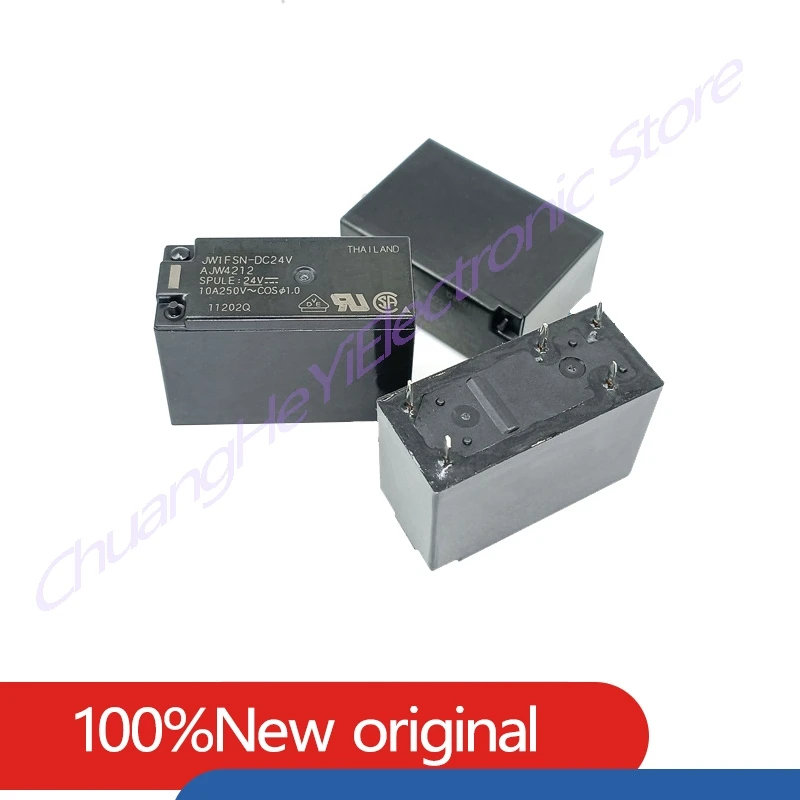 5PCS/Lot New Original JW1FSN-DC5V DC12V DC24V AJW4211 AJW4212 10A 5PIN Power Relay 5V 12V 24V