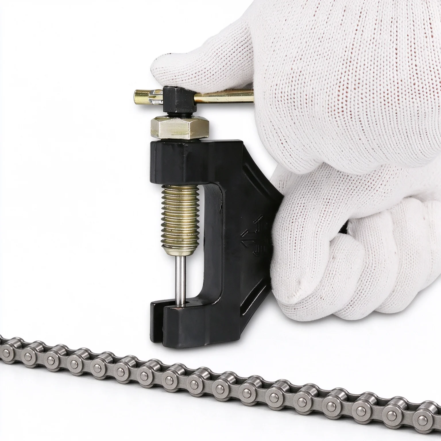 Universal Motorcycle Chain Breaker Riveter Link Splitter Cutter for 420 428 520 530 Dirt Bike ATV Motorbike Repair Tool