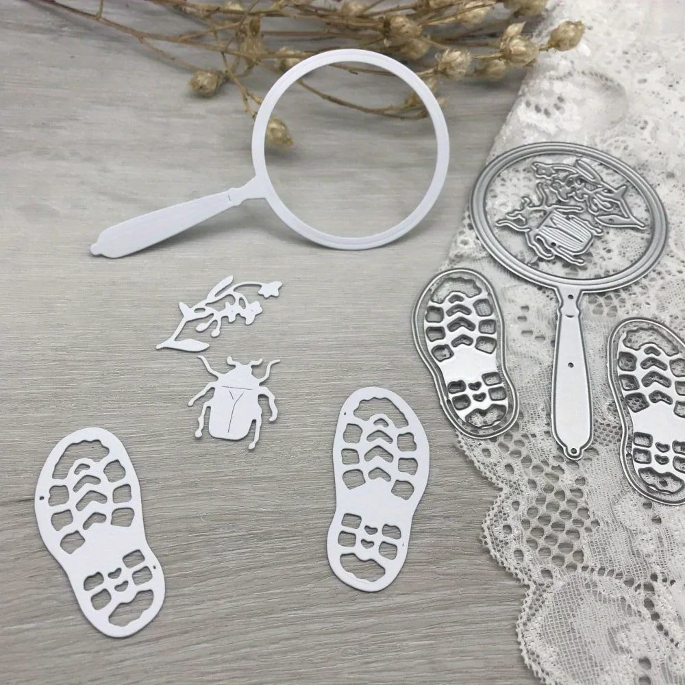1pcs metal cutting dies cut die mold magnifier decoration Scrapbook paper craft blade punch stencils dies