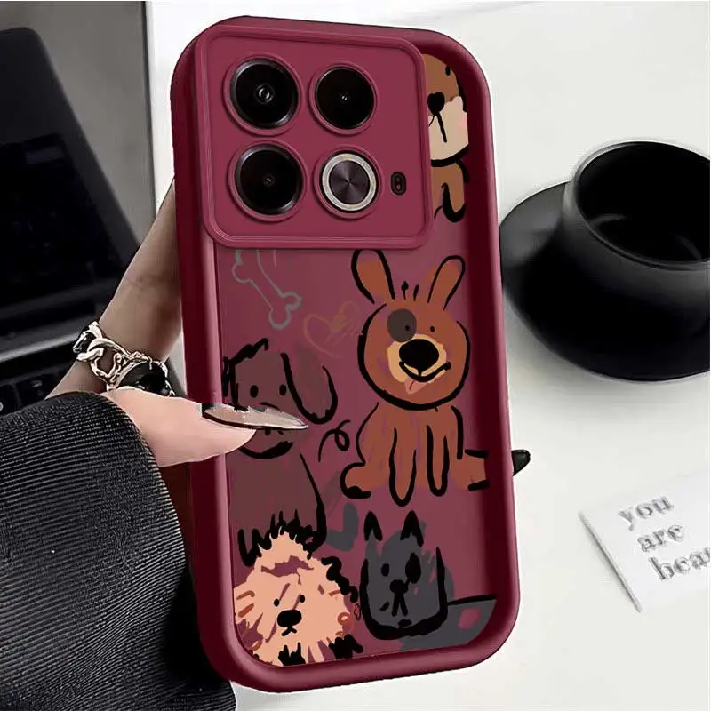 Note40 Scrappy Dog Sky Eye Ladder Phone Case For Infinix Note 40Pro 30 30Pro 30VIP 12 12Pro Smart 8 7 6 Zero 30  Cover