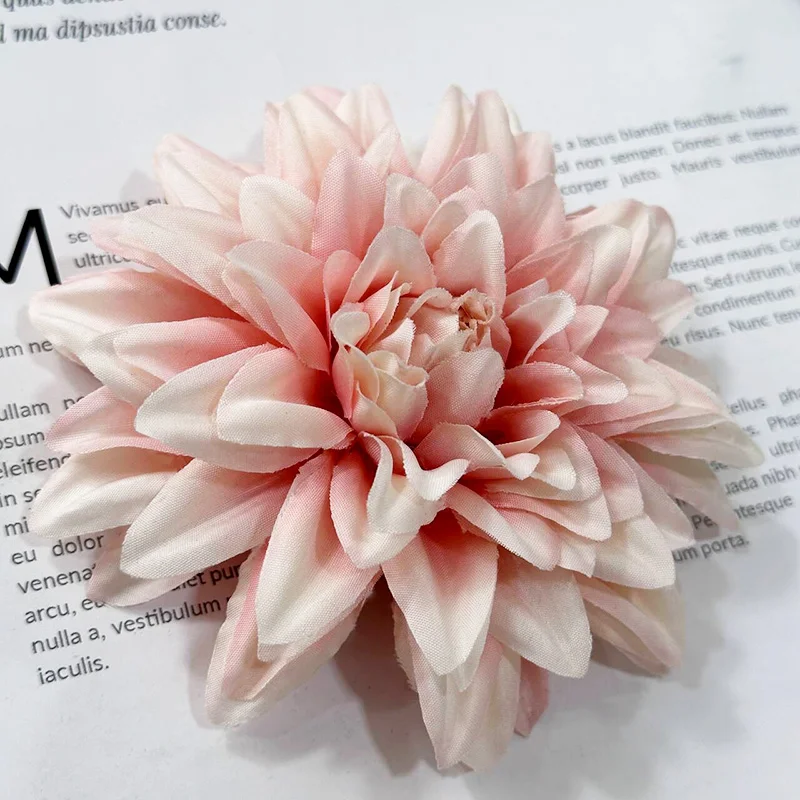 MeiLi Dahlia flower Artificial Single Dahlia Flower Head Wedding Decoration High Quality High fidelity office decorative