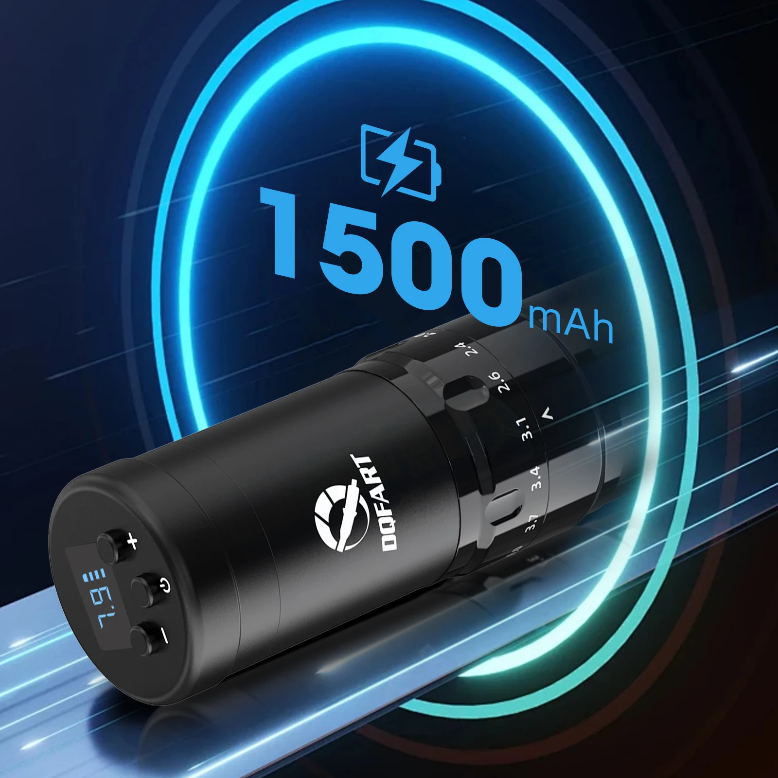 

DQFART 1500 мАч Беспроводная ручка для татуировки Портативная тату-машинка для боди-художника Товары для татуировок Аксессуары для татуировок