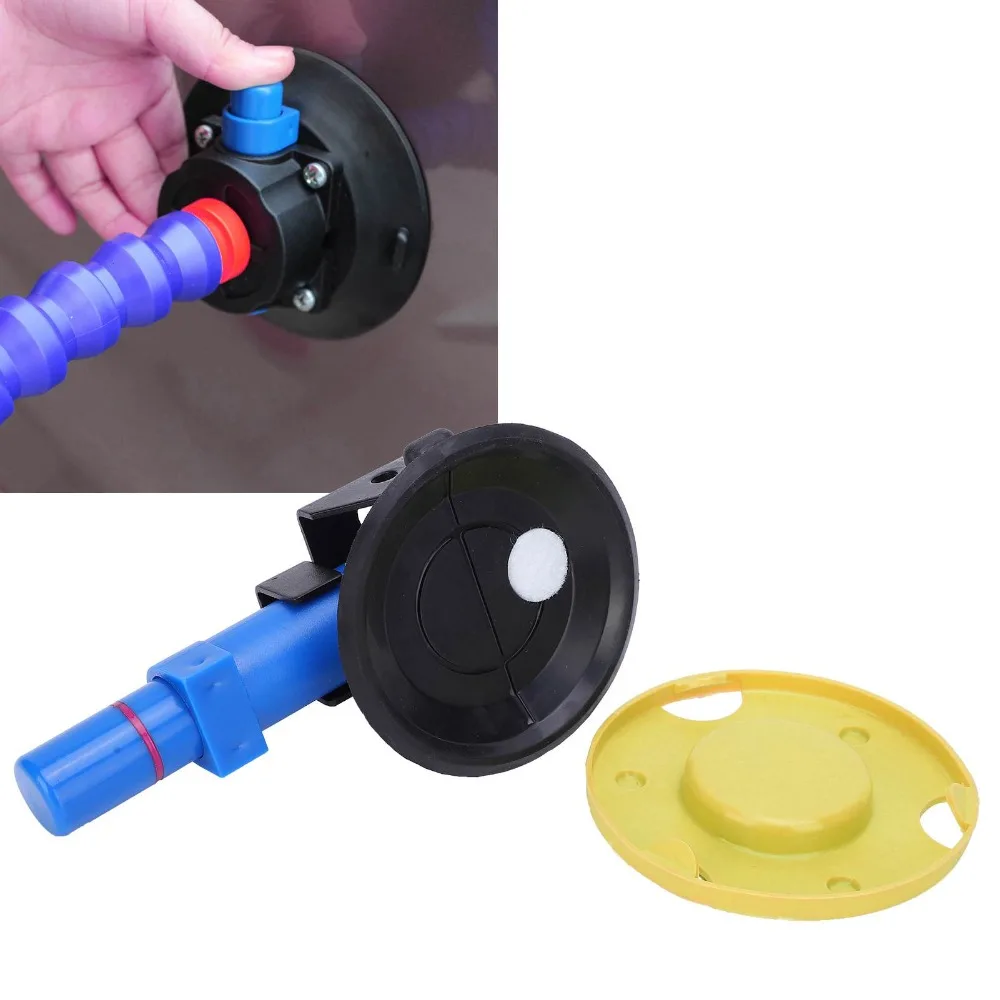 

3 Inch (75mm) Diameter Hand Pump Suction Cup M6 Threaded Stud Heavy Duty Construction Vacuum Dent Puller Rubber Suction Cup
