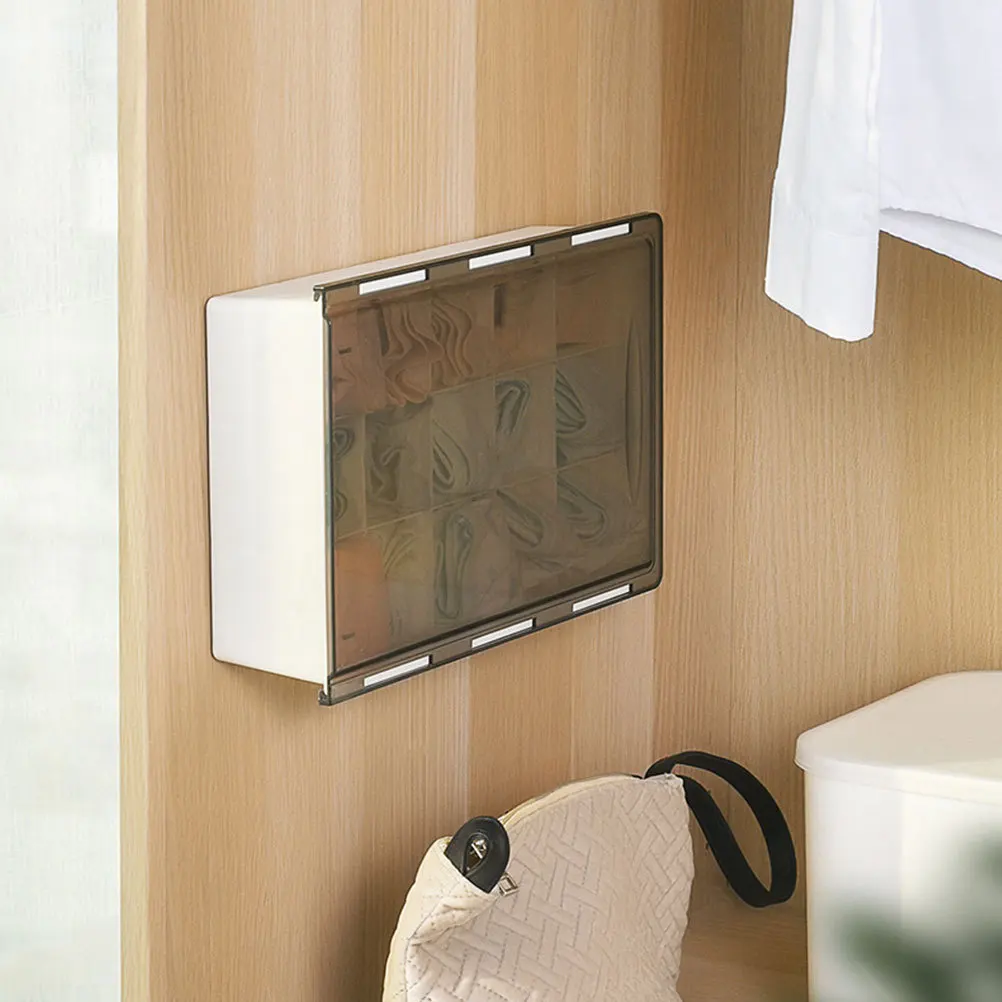 

1Pcs Classified Storage Box with Lid Multiple Grids Underwear Socks Organizer Storage Container Sundries Box Underwear Basket