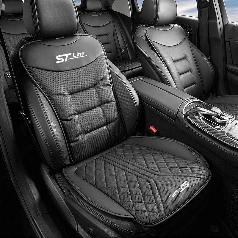 Car Seat Cushion For Ford ST Line Kuga S Max Focus Puma Fiesta Thickened 3D Breathable Seat Covers Backrest Protector Pad