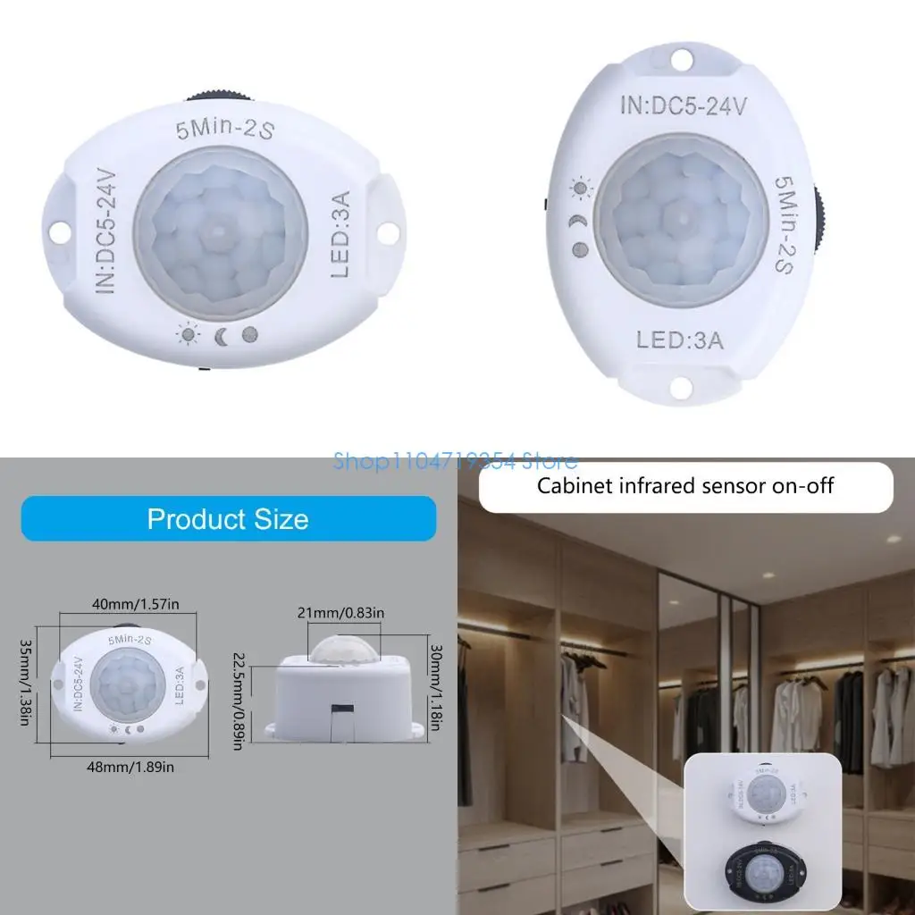 0XLD Delay Time Adjustable Warm Unit 5V 12V 24V Direct Current Input for Home Office