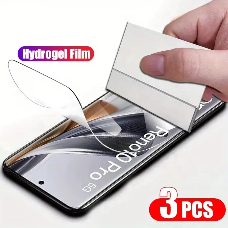 

3Pcs Hydrogel Screen Protector Film For OPPO Reno 3 4 5 6 8 10 11 13 14 Pro Reno10 ProPlus 11F 8 T 5G 7Z 8Z