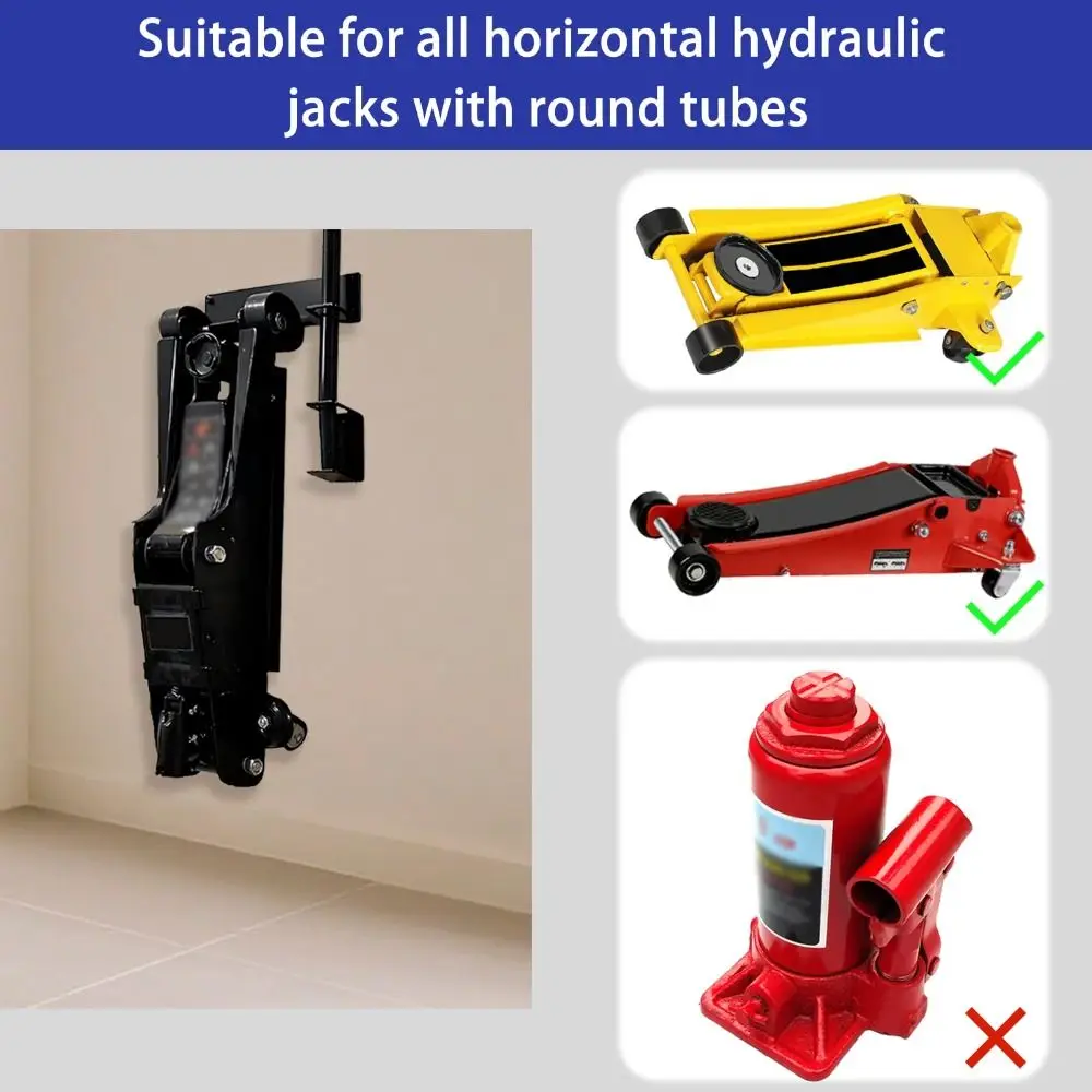 

Heavy Duty Jack Hook Wall-mounted Sturdy Construction Jack Holder Anti Rust Universal Wall Storage Rack Garage Organizers