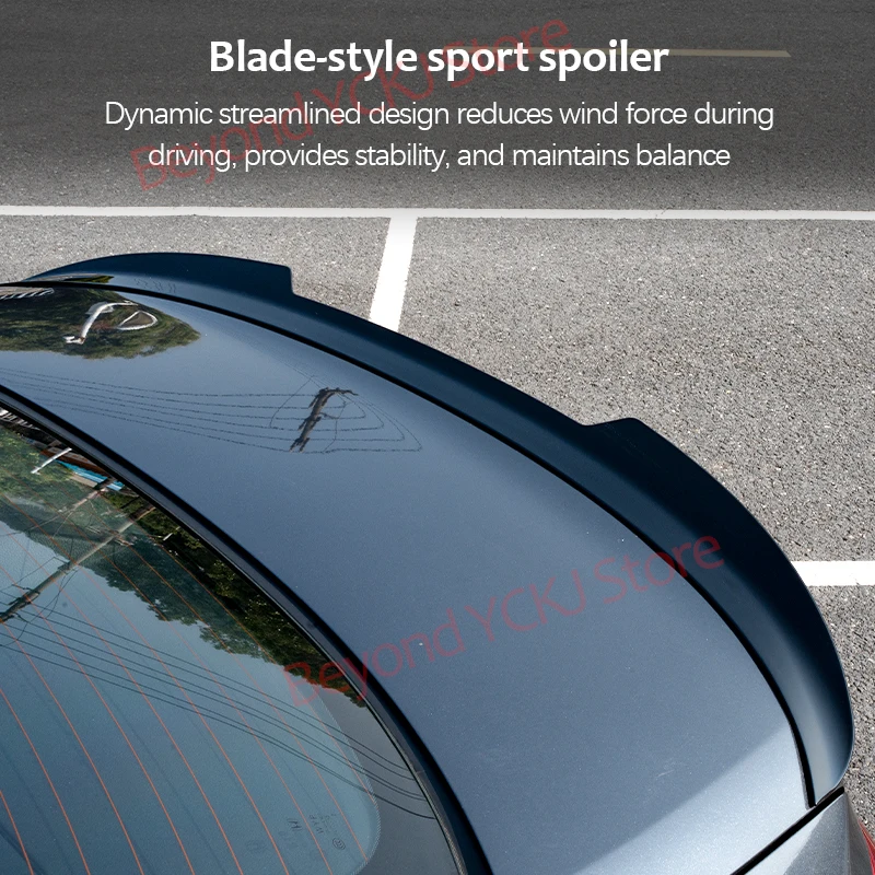 Sport Rear Roof Spoiler Wind For Honda Civic 11th generation 2022-2024 4DR Sedan Styling Accessories Blade-shaped Trunk Spoiler