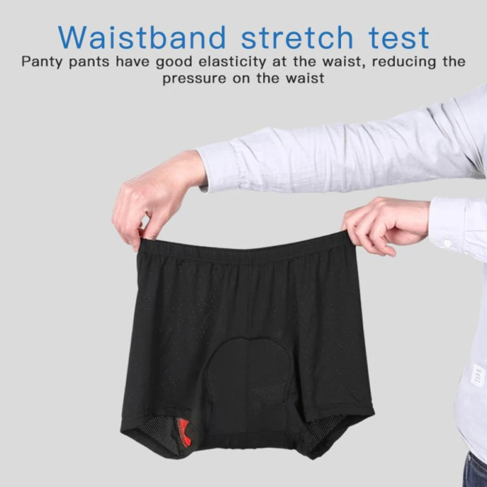 1Pcs Cycling Underwear for Men, 4D Gel Padded Bike Bicycle Shorts Cycle Biking Riding Undershorts MTB Mountain Brief