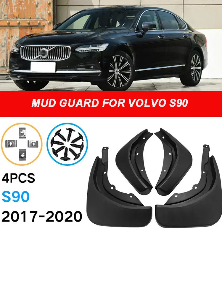 

Mudflaps Splash Guards Mud Flap Front Rear Mudguards Fender for volvo s90 2017-2020