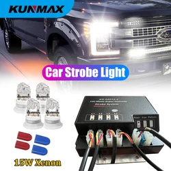 Wholesale price ! 80W hid bulb 4in1 HID Hide A Way Emergency Warning strobe light High Quality hid strobe light KF-L3010
