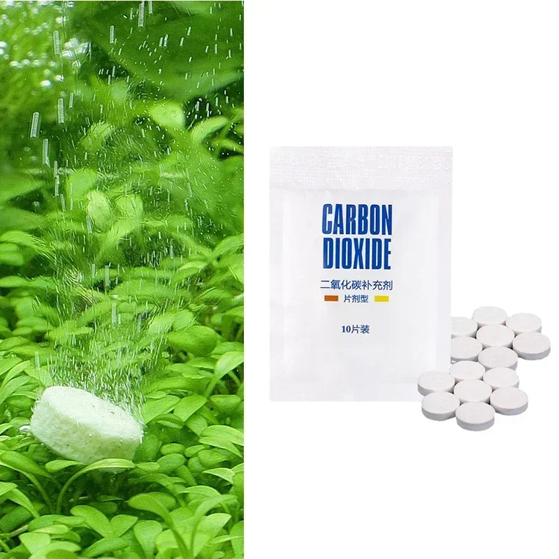 Aquarium CO2 Supplements Fish Tank Diffusion CO2 Water-soluble Nutritional Supplements Aquatic Plants Water Grass Supplements