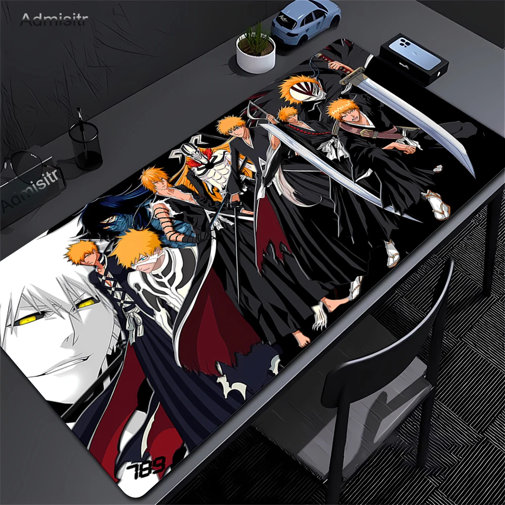 

Большой коврик для мыши в стиле аниме BLEACH, геймерский шкаф, клавиатура для ПК коврик для мыши, коврик для компьютерного стола, 90x40 см, игровые аксессуары, коврик для мыши Xxl