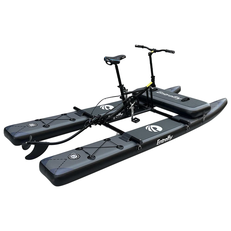 New Arrival Inflatable Floating Water Bike Inflatable Cycleboat Bikeboat Pedal Boats Bicycle Cycle For Sale