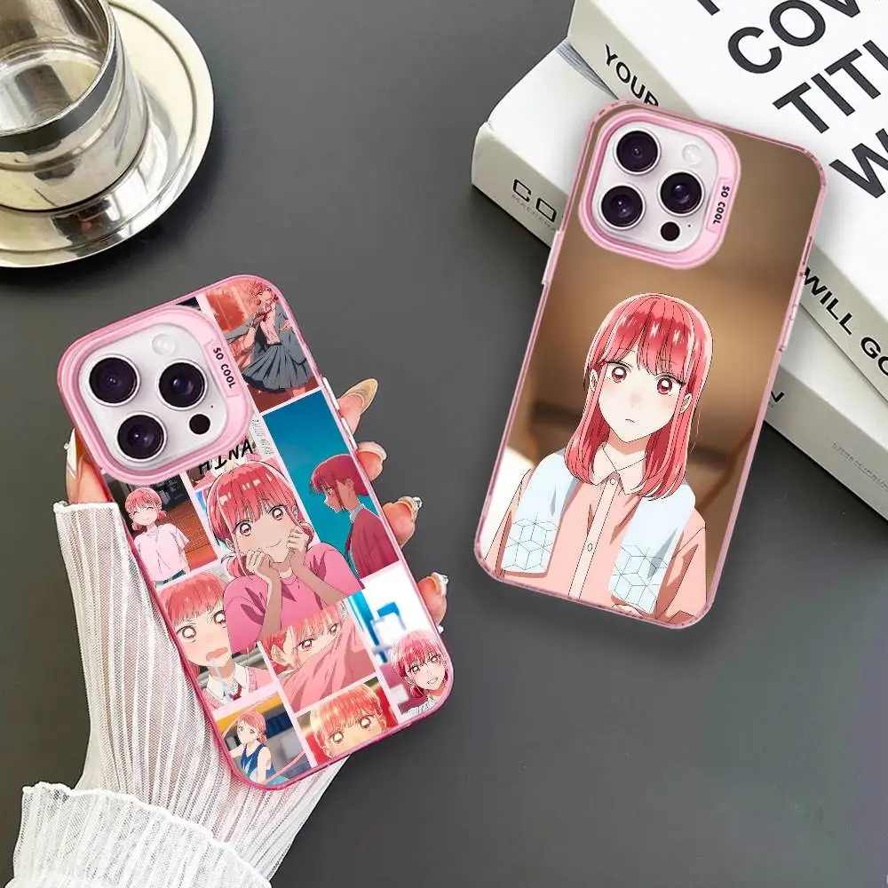 

Blue box Japan Anime Phone Case For iPhone17,16,15,14,13,12,11 Plus,Pro Max Pink Matte Shockproof Cover