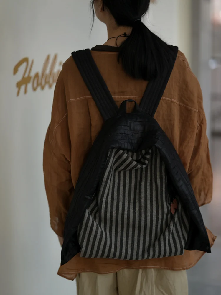 Light Luxury Fashion French Style New High-end Backpack With Large Capacity Simple And Casual Versatile Travel Backpacks Trendy