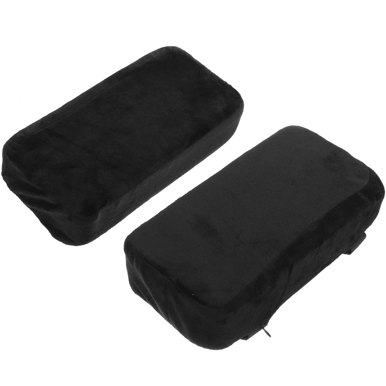 

2 PCS Chair Armrest Support Elbow Brace Cushion Household Black Pads Pillow Polyester Cushions Universal Covers