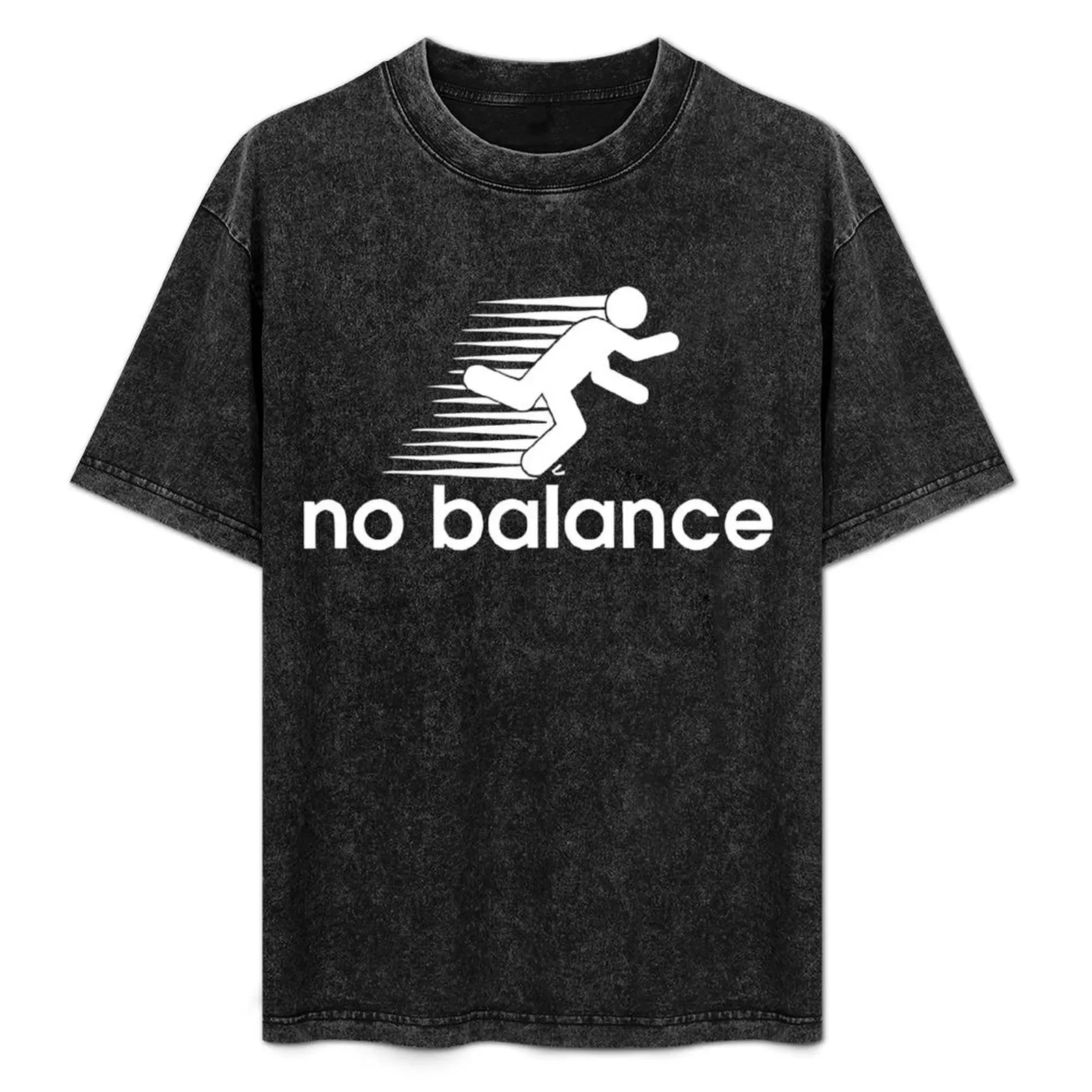 No Balance Funny Running Motivation Success T-Shirt Work Casual Loose Fit T-Shirt — купить у AliExpress WW