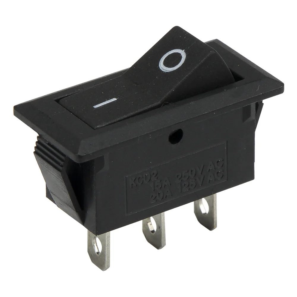 10 Stks/partij KCD2-102 Perforeren 29X13 Mm 3 Pin Op-Op Boot Rocker Switch Schakelaar