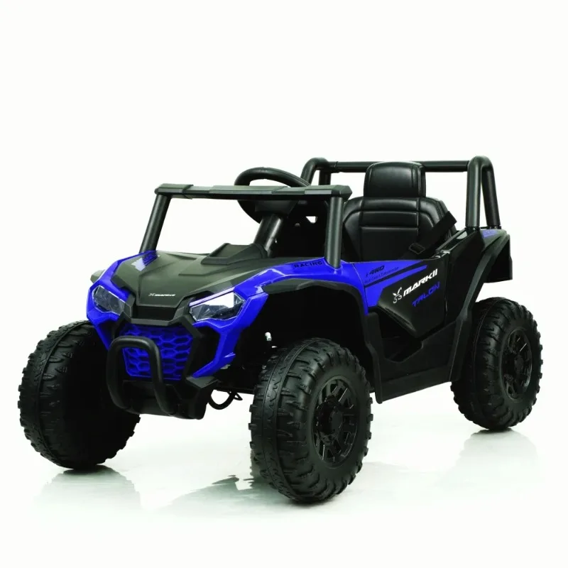 รถยนต์ไฟฟ้าสำหรับเด็ก 12V, รถของเล่น UTV สำหรับเด็กวัย 3-5 ปี พร้อมรีโมทคอนโทรลและเข็มขัดนิรภัยแบบสามจุด