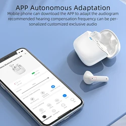 16 Channel Earbud-free DSP Bluetooth Hearing Aid Smart Noise Cancellation Multi-mode Binaural Wear In-Ear Digital Hearing Aid