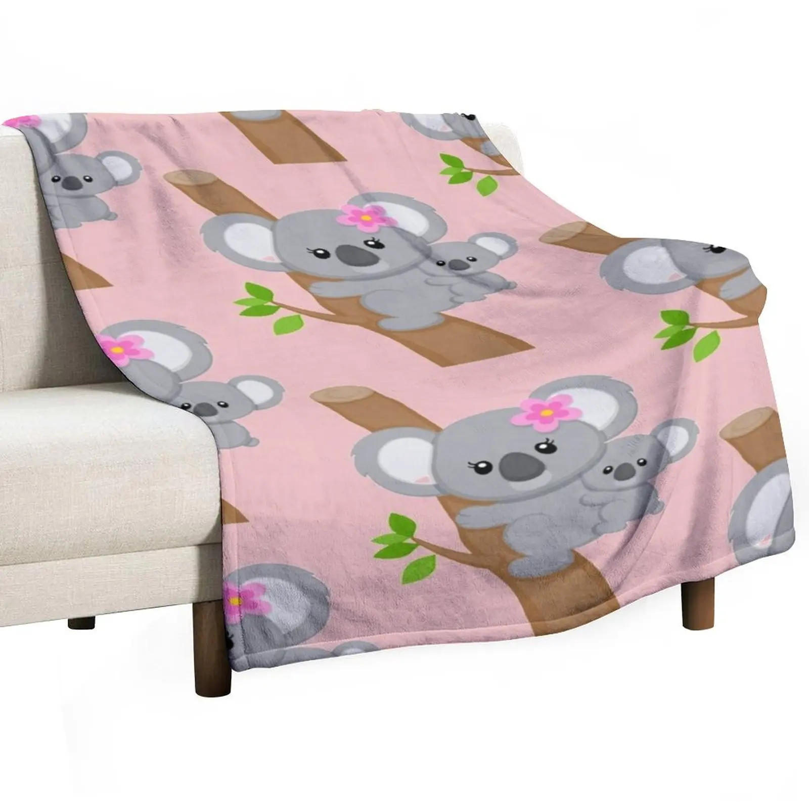 

koala Throw Blanket Sofa Quilt Designers Single Furrys Blankets