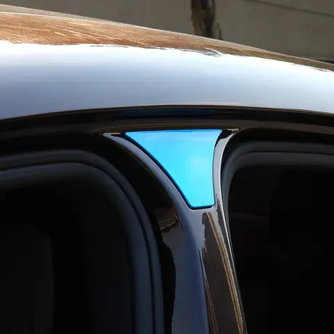 포르쉐 Macan 95B 2014-2019 액세서리 자동차 수정 ABS 중앙 칼럼 자동차 도어 센터 필러 장식 스티커