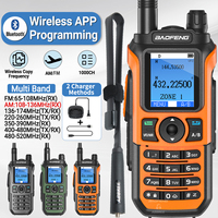 BAOFENG UV-21M Multi Band Walkie Talkie Bluetooth App Programming 1000CH Type-C AM NOAA for UV-5R UV-21 PRO V2 Ham Radio