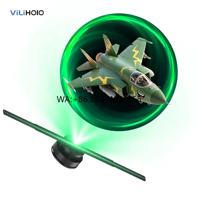 

42CM 3D Hologram Fan Projector Ultra Clear Display With 384 LED Beads Advertising Light Box for Indoor Led Screen Signage