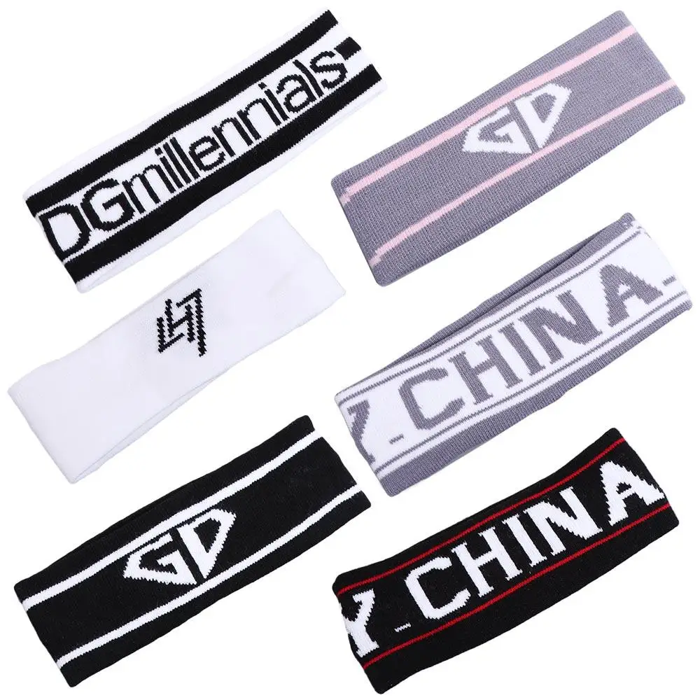 Band Gym Running Kids Headbands Sweat Hair Bands Sweatbands For Women Tennis Headwrap Letters Sweat Headband Sports Headband