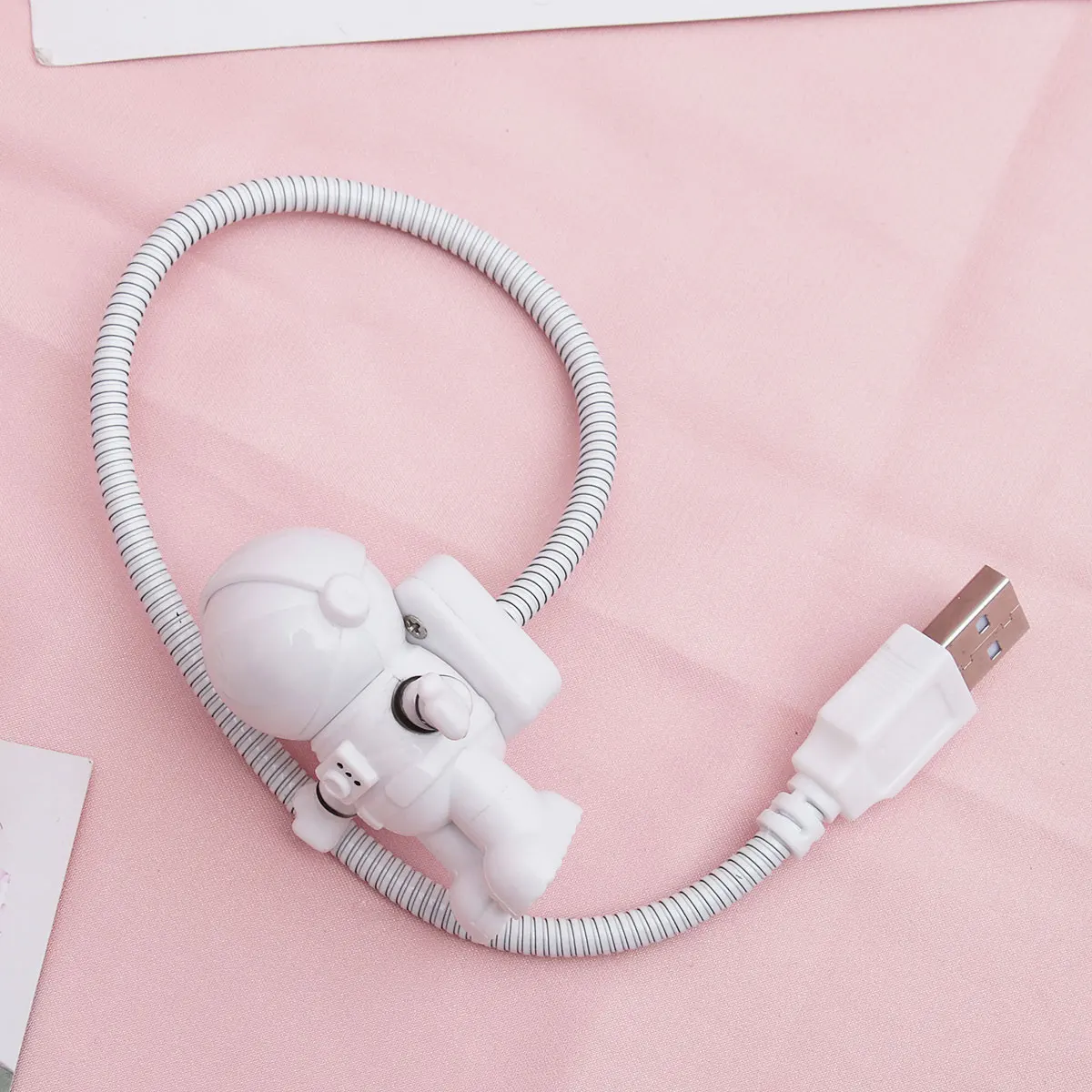 

Astronaut LED Night Light Desk Lamp USB Powered Flexible Arm Mini Table Light for Bedroom Office Study Premium Material