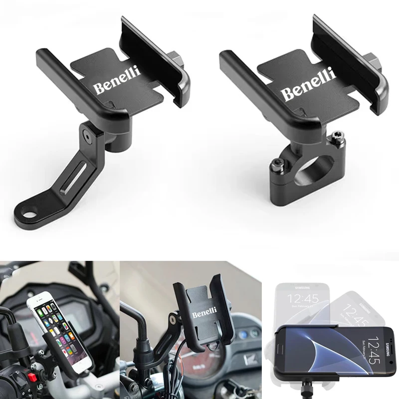 For BENELLI TRK 502 Leoncino 500 200 BJ250 BJ500 TNT 125 300 600 502c Motorcycle Handlebar Mobile Phone Holder GPS Stand Bracket