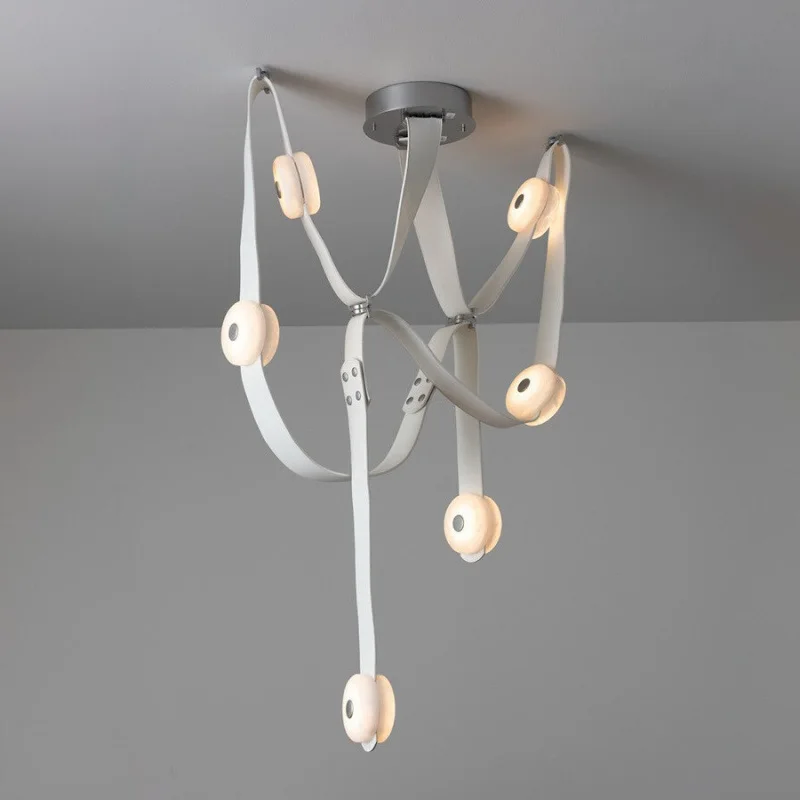

Italian minimalist belt designer model room empty living room loft high villa staircase dining room chandelier