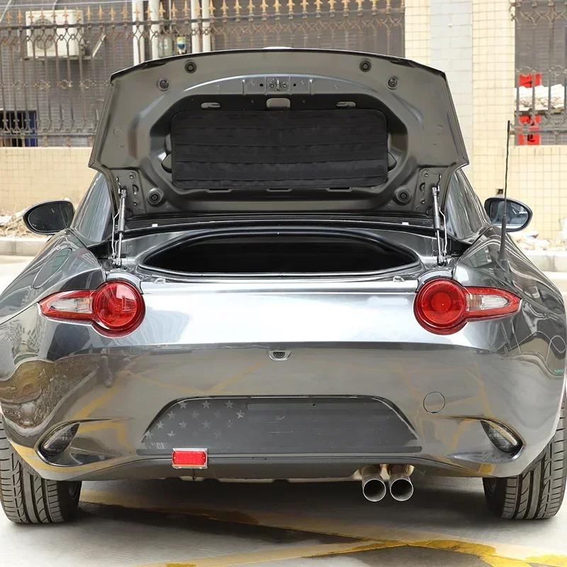 

1Pcs Oxford cloth black For Mazda MX-5 2016-2025+ car tail box cover multi-tool hanging pocket car decoration accessories