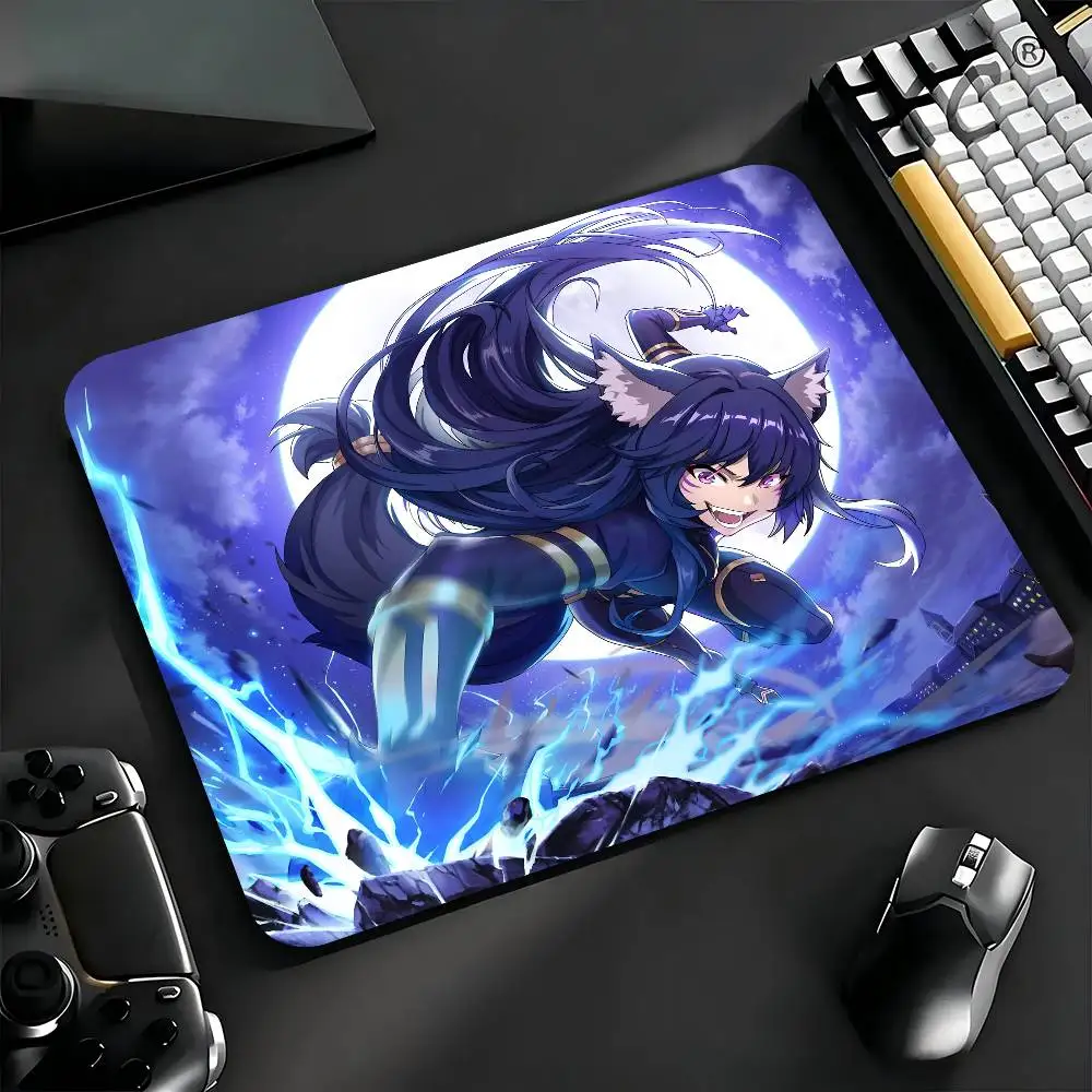 Anime The Eminence In Shadow Delta Alpha Mousepad Small LockEdge Mouse Pad For Gamers Computer Desk Pad Rectangular Anti-slip