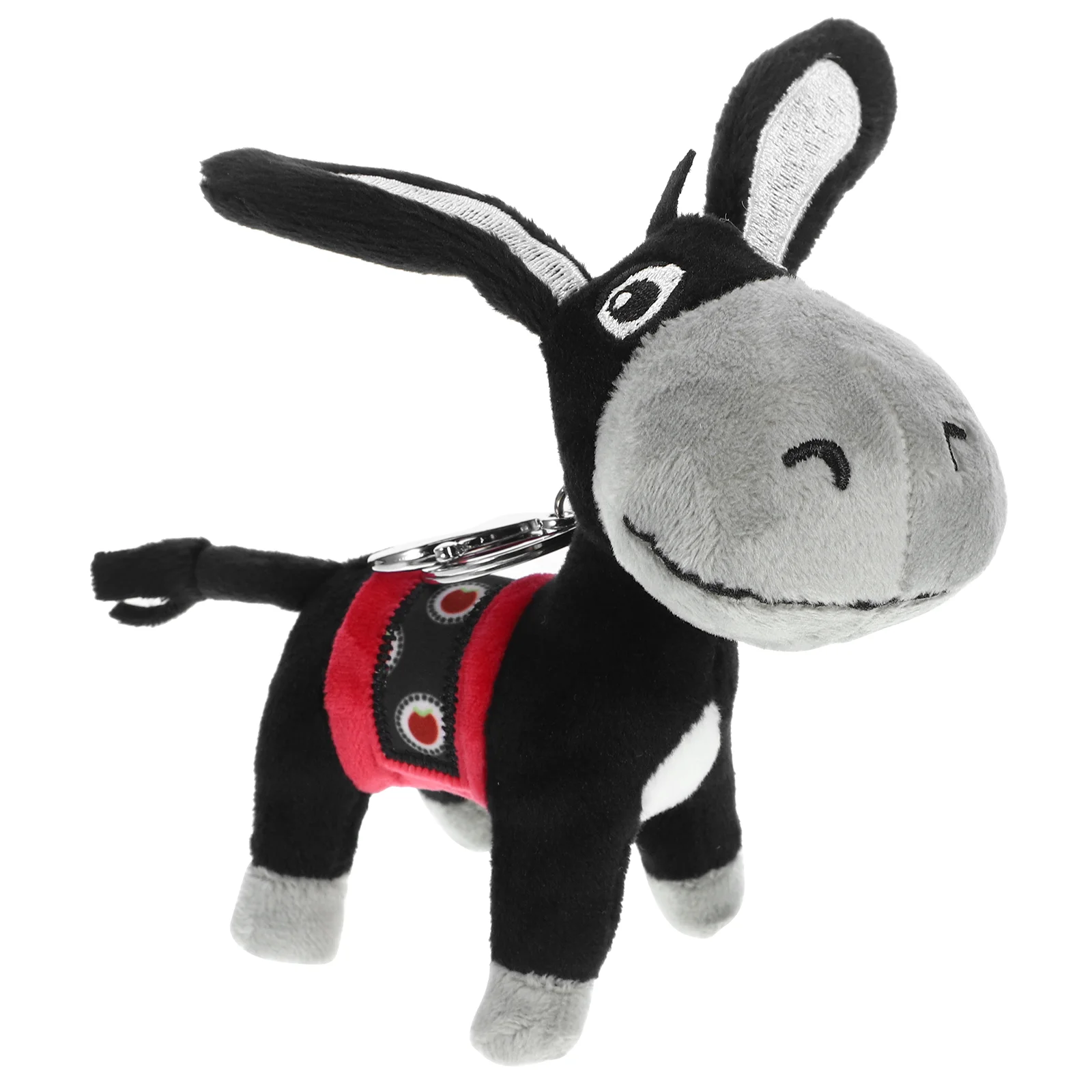 Party Bag Fillers for Kids Donkey Keychain Keyring Cartoon Plush Small Dog Toys