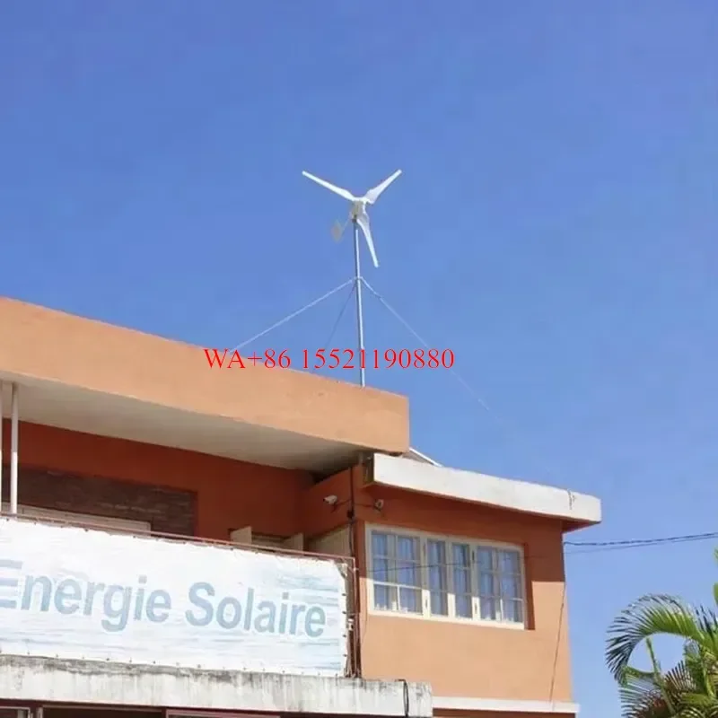 WMWMNU 1kw 2kw 3kw 5kw 6kw 8kw 10kw Wind Turbine Generator 220V Electric Power Generating System for Home Use