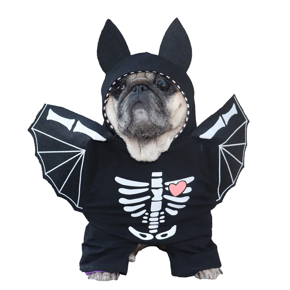 Funny Dog Bat Clothing Halloween Pet Costumes Bat Wings for Small Medium Large Dogs Festival Dressing up