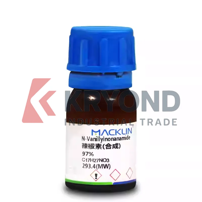 MACKLIN Synthetic Capsaicin 97% Purity CAS 2444-46-4 Laboratory Reagent for Irritant Compound Studies Original Product