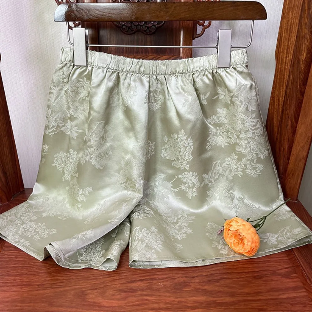 Shorts für Damen, Kleidung, ethnischer Stil, Vintage-Kleidung, modisch, Harajuku, elegant, Sommer, Streetwear, Fee, solide Damen-Shorts