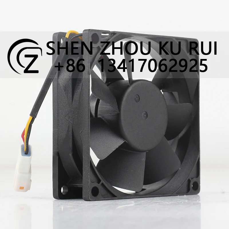 Original ADDA inverter 5V 24V 48V DC12V 0.15A AC EC 8015 80X80X15MM 8CM Super quiet waterproof 3-wire AQ0812MB-A76GL cooling fan