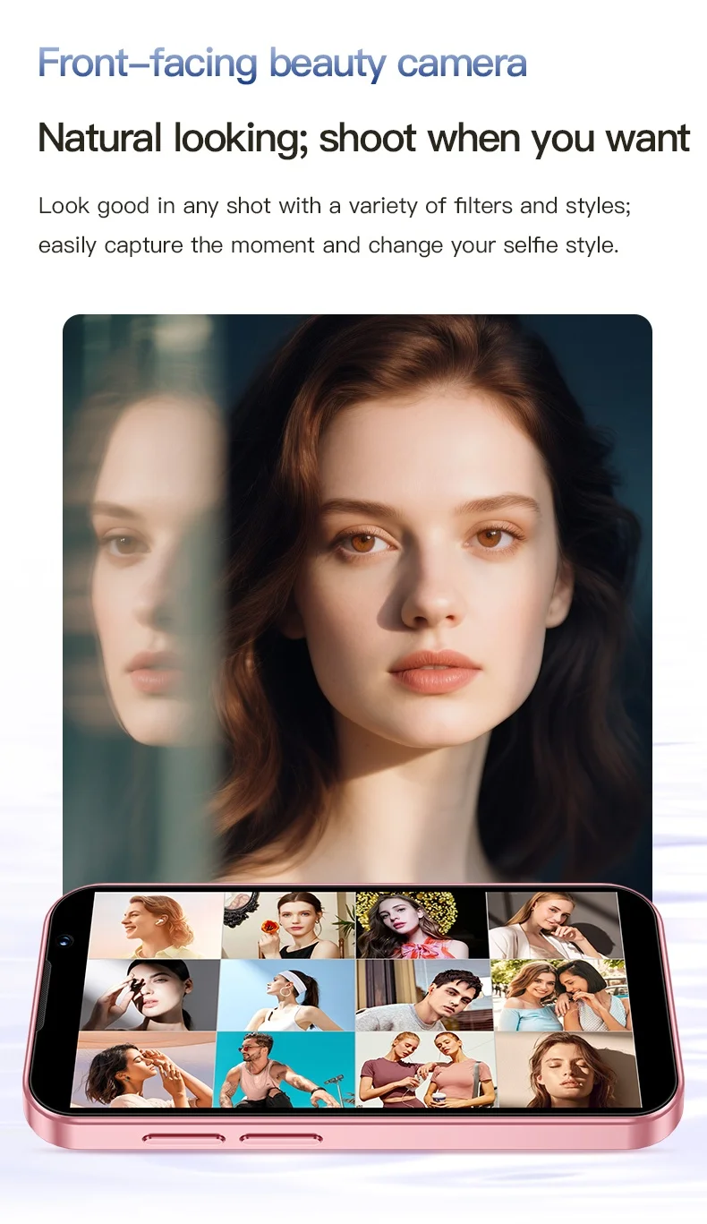 SOYES I17 Mini 3G Smartphone 3.0" HD Display 2GB RAM 16GB ROM Dual SIM 5MP Camera Type-C Small Android Mobile Phone Face Unlock