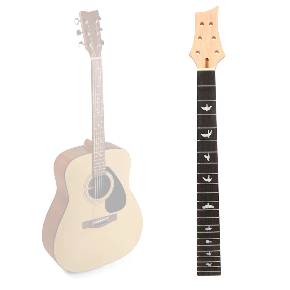 Guitar Neck 22 Frets Solid Wood Blackwood Fingerboard for Electric Guitar Musical Instrument Accessories