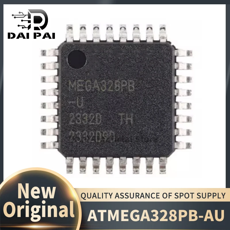 (5-10piece)100% New original  ATMEGA328PB-AU ATMEGA328PB MEGA328PB-U ATMEGA328PBAU TQFP32 Microcontroller Chipset